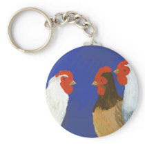 french hens keychains