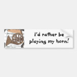 (French) Horn bumper sticker