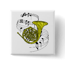 French Horn Pin