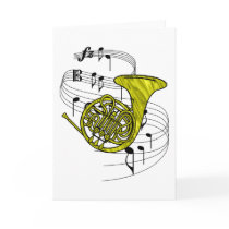 French Horn Greeting Cards