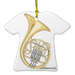 french horn christmas ornaments