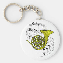 French Horn Key Chains