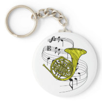 French Horn Key Chains
