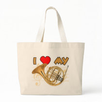 French Horn Love bags