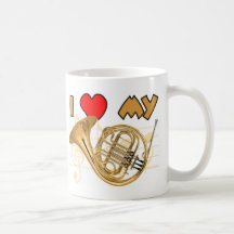 French Horn Love Coffee Mug