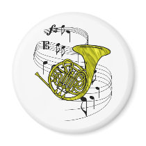 French Horn Magnet