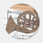 (French) Horn magnet