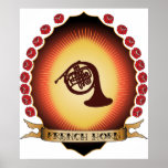 French Horn Mandorla posters