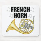 standard_mousepad - This would make a great gift for the special French horn player in your life.: Sizes 