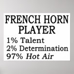 French Horn Player Hot Air posters