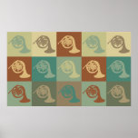 French Horn Pop Art posters