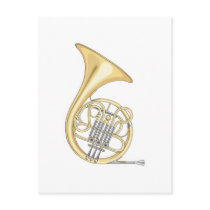 french horn postcards by geekme french horn postcards