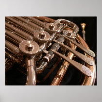 French Horn Print
