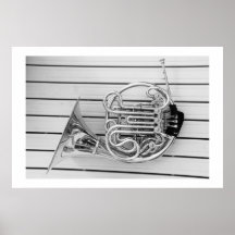 French Horn Print