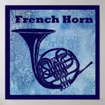 French Horn Print