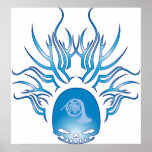French Horn Skull posters