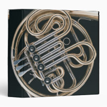 French Horn Vinyl Binders