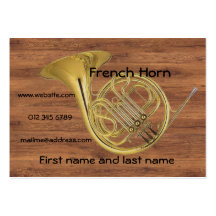 French Horn XL Business Card
