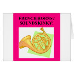 FRENCH HORNS CARDS