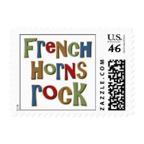 French Horns Rock Stamps
