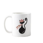 French Kitty Four mugs