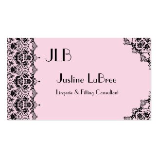 French Lace Business Cards profilecard