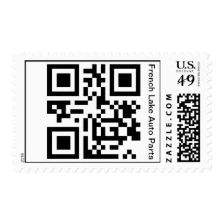 Scannable Postage Stamps : QR code stamp