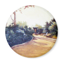 French Landscape Magnet