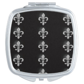 FRENCH LILY DESIGN COMPACT MIRROR