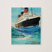 French Line ~ ss Paris Jigsaw Puzzles