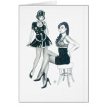 French Maid & Mistress cards