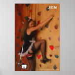 French Maid TV: Jen Climbing Wall Print