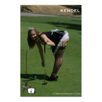 French Maid TV: Kendel Playing Golf posters by FrenchMaidTV French Maid TV: Kendel Playing Golf posters