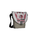 French Mail Art Heart & wings messenger bags