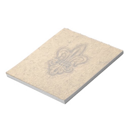 French Mardi Gras Fleur De Lis New Orleans Memo Pad