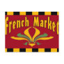French Market Sign Postcard