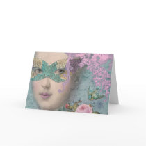 French Masquerade cards