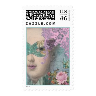 French Masquerade stamp