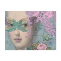 French Masquerade postcards
