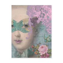 French Masquerade postcards by pauletteparis French Masquerade postcards
