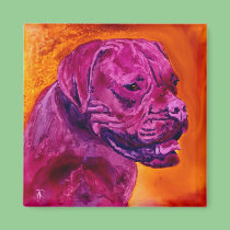 French Mastiff Magnet - "Bordeaux" magnets
