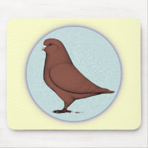 French Mondain Circle Mouse Pads