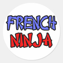 French Ninja Sticker