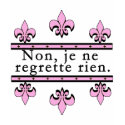 French No Regrets Products t-shirts