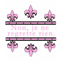 French No Regrets Products t-shirts by FrenchBaby French No Regrets Products t-shirts