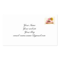 French pastry business card business cards