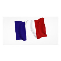 french photo card template