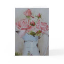 French pitcher roses cards by Lesleysloft French pitcher roses cards