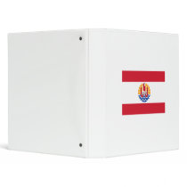 French Polynesia 3 Ring Binder