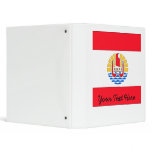 French Polynesia 3 Ring Binders